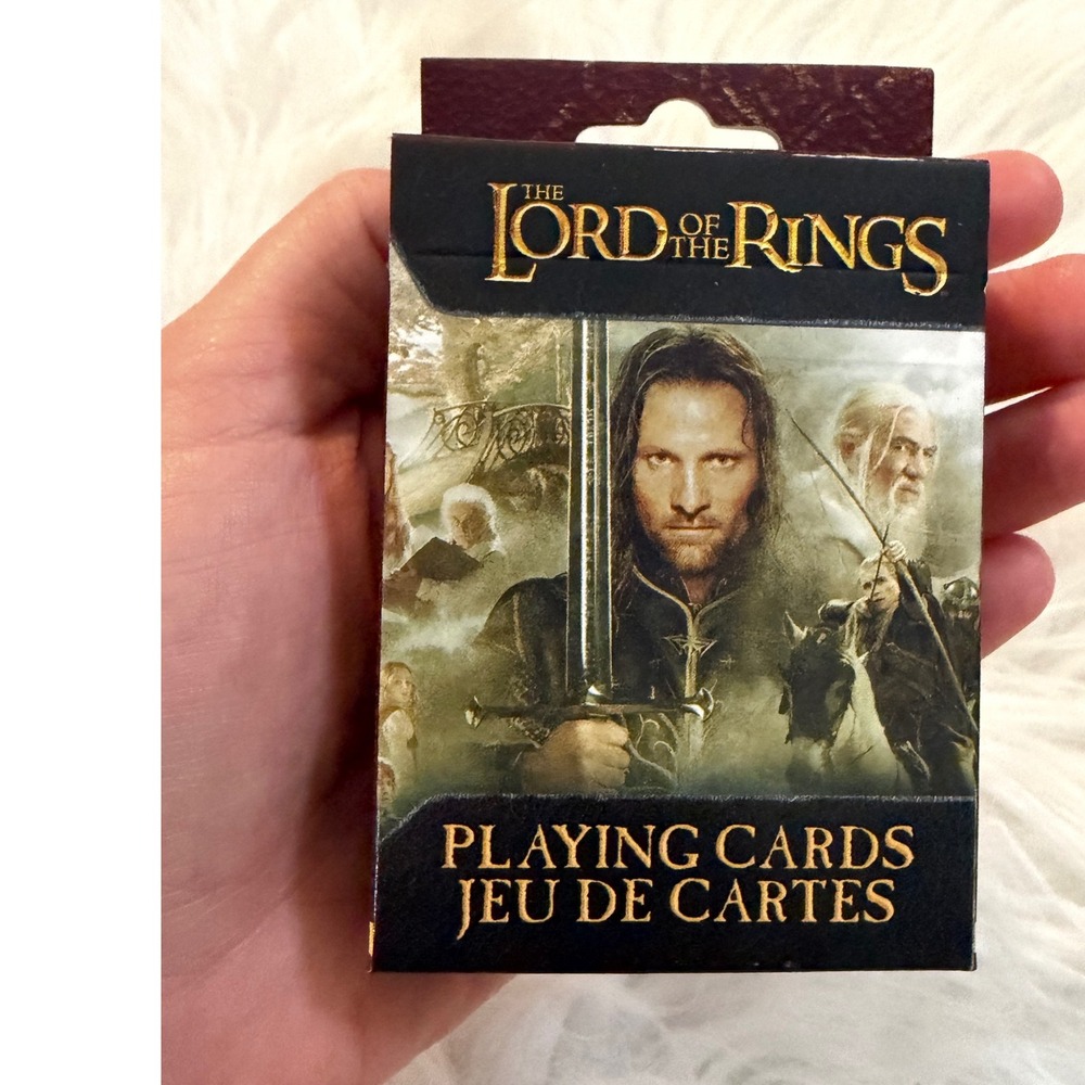 Lord of the Rings Heroes and Villains Playing Cards Aquarius New Line Cinema